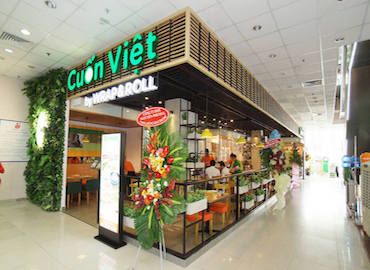 Mô hình nhà hàng Cuốn Việt đầu tiên được khai trương ở Co-op mart Quang Trung